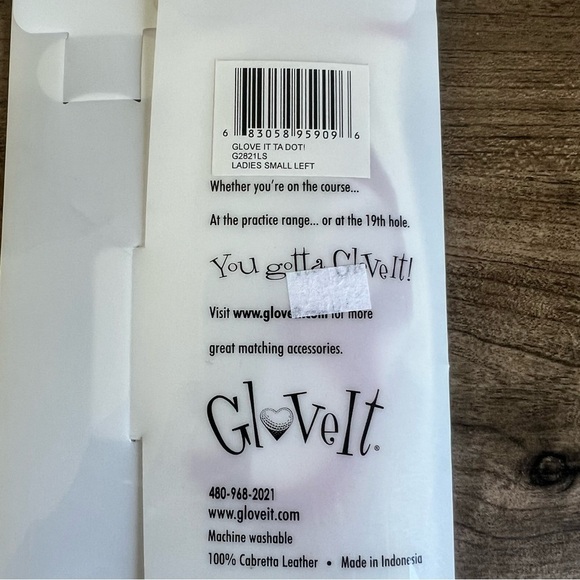 Glove It NEW Women's Ta Dot! Left Hand Golf Glove Size Small - Picture 5 of 5